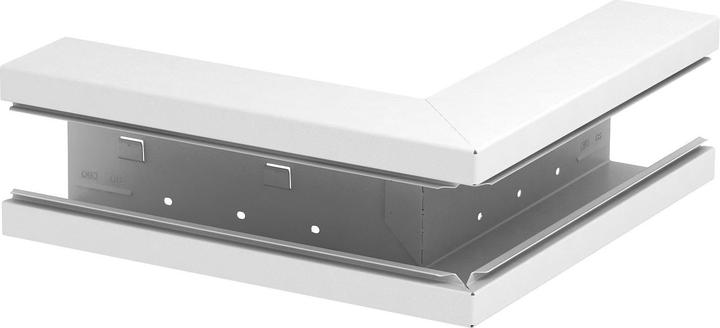 Actual product image OBO Bettermann OBO GS-SA90130RW Outside corner symm. 90x130mm St FS pure white RAL (9 cm)