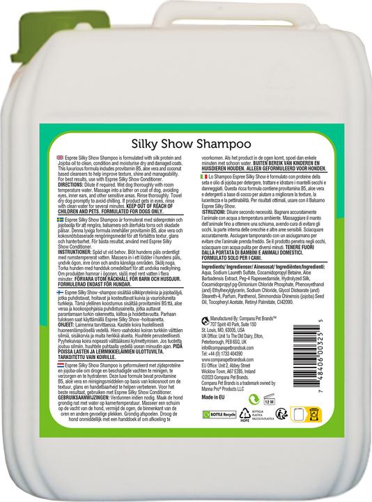 Actual product image Espree Silky Show shampoo til langhårede hunde 5 L (Dog)