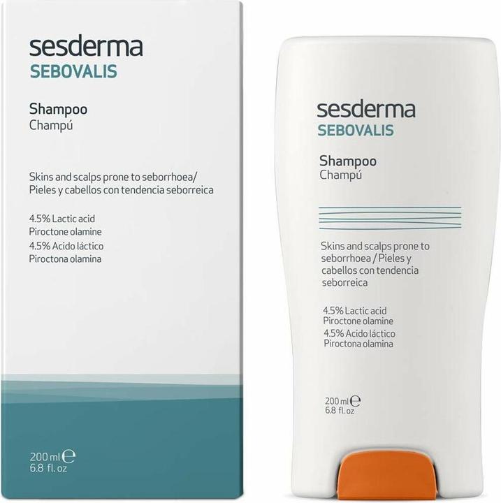 Immagine prodotto Sesderma Shampoo Sebovalis per pelle e capelli 200ml (200 ml, Shampoo liquido)