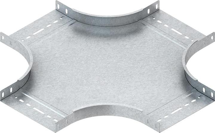 Actual product image Niedax NIE RKS 35.400 Crossing 35x402 mm w.unperforated side rails strip galvanised (3.50 cm)