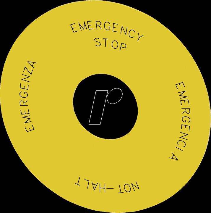 Produktbild Siemens Round backing Emergency stop yellow