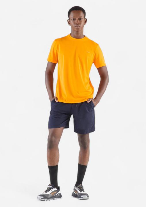 Actual product image Kiprun Men's Breathable Running T-shirt-Dry 500-Orange (M)