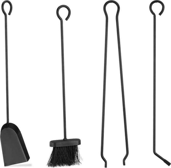Immagine prodotto Relaxdays Set camino (20 x 20 x 68 cm)