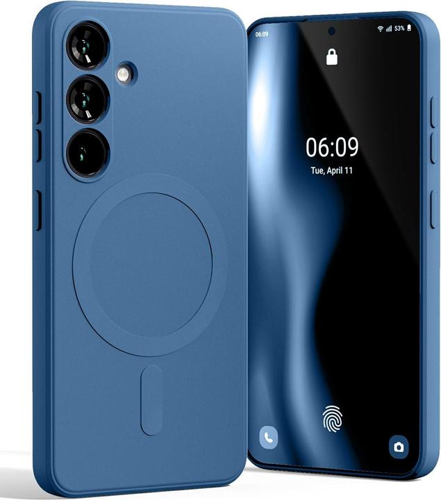 Produktbild MagSafe Semi-Silicone Sam S25 S931 niebieski /blue (Samsung Galaxy S25)