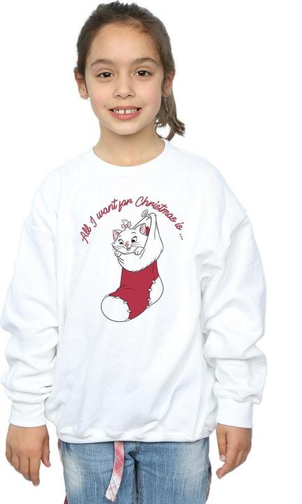 Produktbild Disney Aristocats Marie Xmas Sweatshirt Mädchen (152, 158)