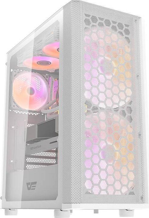 Darkflash Tech Computer case Darkflash DK360 (white) + 4 fans - Digitec