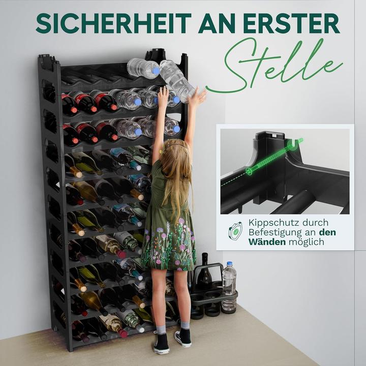 Produktbild Novaliv Weinregal (60 x 28 x 14 cm, 72 Fl.)