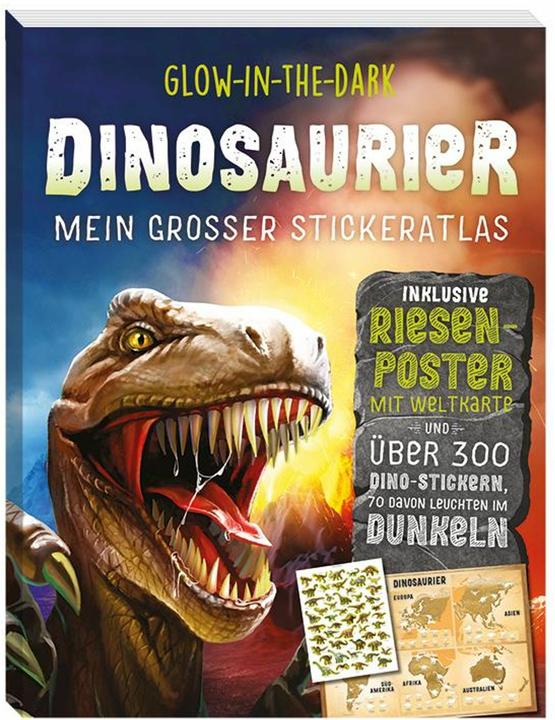 Produktbild Panini Glow-in-the-Dark Dinosaurier: Mein grosser Stickeratlas