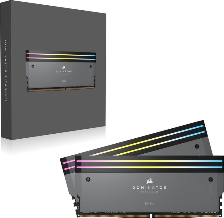 Actual product image Corsair Dominator Titanium (2 x 32GB, 6000 MHz, DDR5 RAM, DIMM)