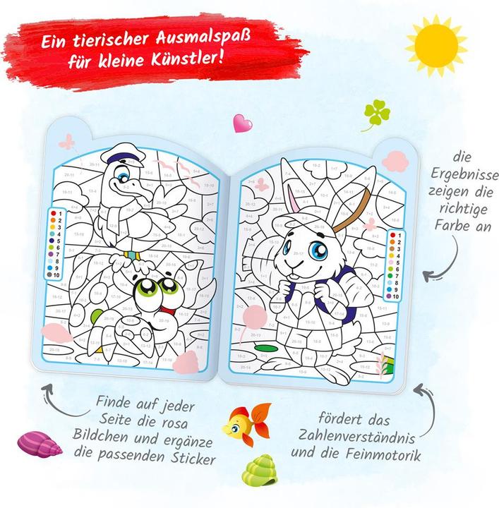 Produktbild Malen nach Zahlen 4. Level Malbuch