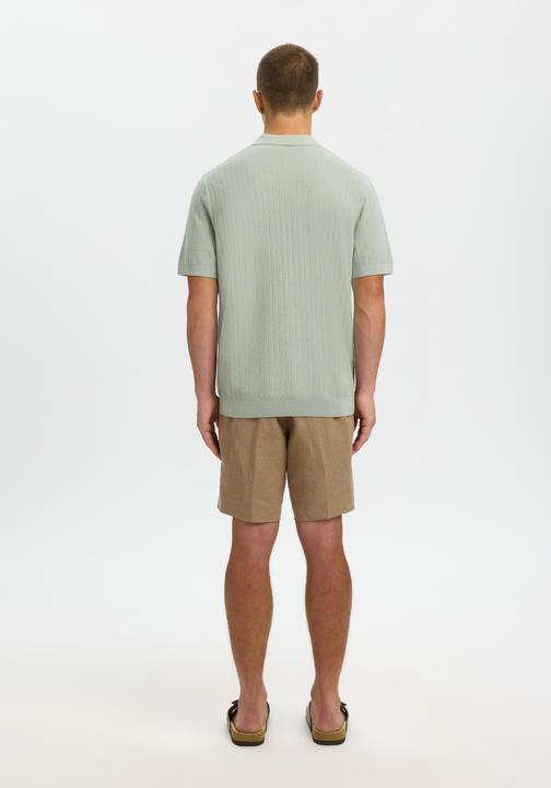 Produktbild Selected Slhcran Ss Knit Structure Zip Polo Noos (M)