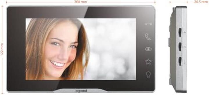 Actual product image Legrand EASYKIT Plus video door intercom set