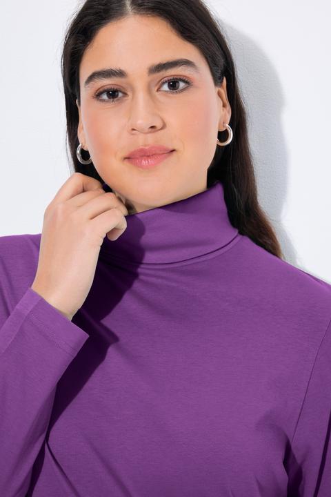Produktbild Ulla Popken Shirt, Rollkragen, Slim, Langarm (62)