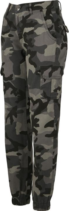 Actual product image Urban Classics Ladies High Waist Camo Cargo Pants (31)