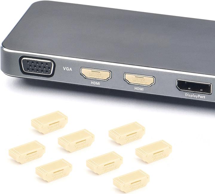 Image du produit Smart Keeper 4 x verrous de port HDMI avec 1 x clé de type Mini