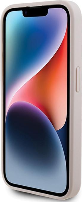 Actual product image Guess GUHCP15LG4GLPI iPhone 15 Pro 6.1" różowy/pink hardcase 4G Stripe Collection (Apple iPhone 15 Pro)