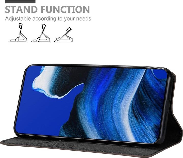 Actual product image Cadorabo Book Invisible Magnet Cover (Oppo Reno 2 Z)