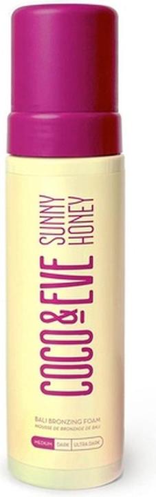 Coco & Eve Sunny Honey Bali Bronzing Foam Natürlicher sonnenloser Selbstbräuner Mousse Medium (Selbstbräunungsschaum)