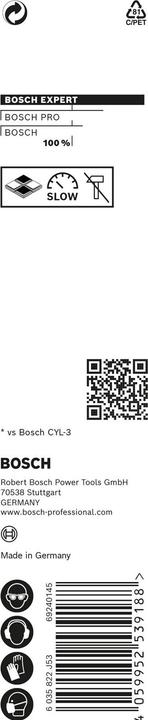 Produktbild Bosch Professional Zubehör EXPERT CYL-9 MultiConstruction Bohrer, 9 x 80 x 120 mm (9 Millimeter)