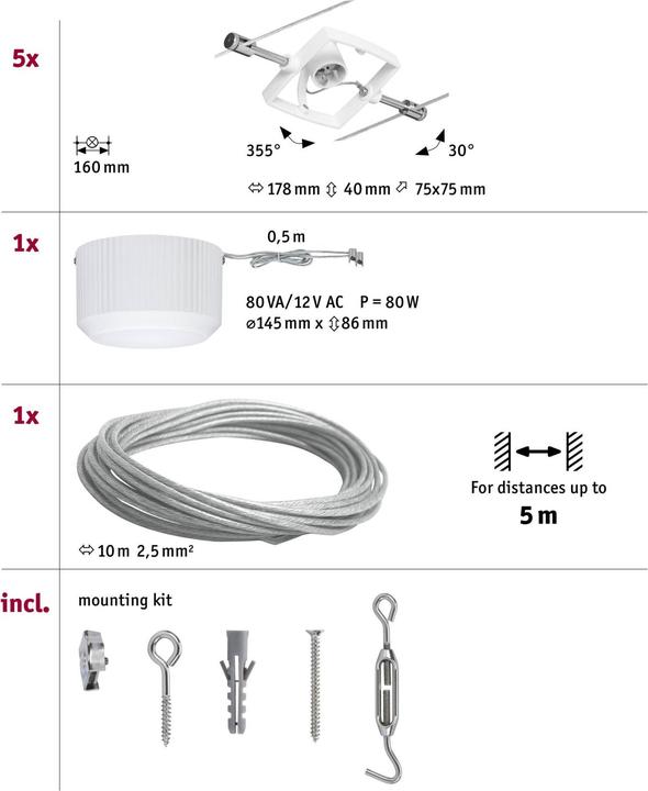 Produktbild Paulmann Wire System MacII