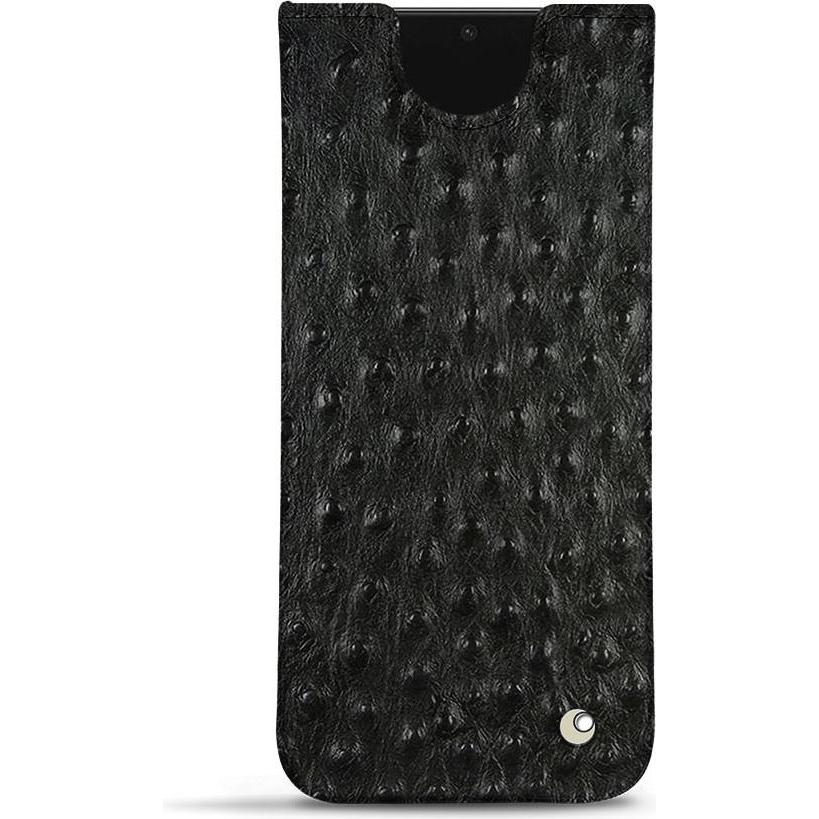 Noreve Lederschutzhülle Samsung Galaxy S21 FE (Samsung Galaxy S21 FE), Smartphone Hülle, Schwarz