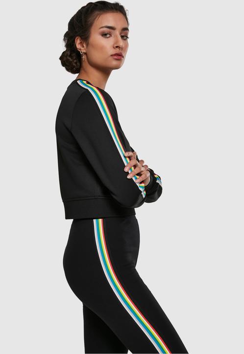 Produktbild Urban Classics Ladies Multicolor Taped Sleeve Crewneck (XXL)