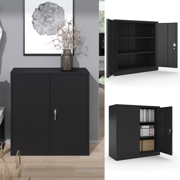 Actual product image Vicco Metallschrank (85 x 39 x 90 cm)