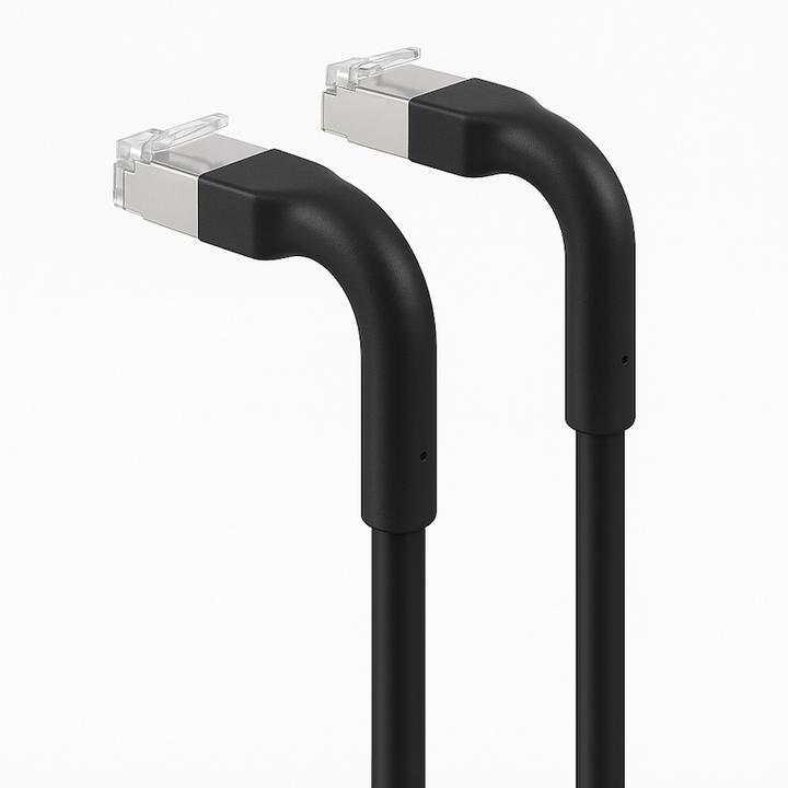 Produktbild Ewent Slim Patchkabel CAT.6a U/FTP, flexibler Stecker RJ45 AWG32/7, CU, 0,5 m, weiss (U/FTP, CAT6a, 0.50 m)
