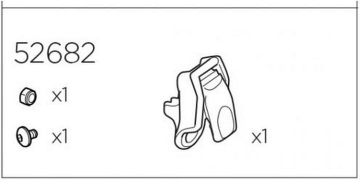 Actual product image Thule Mounting Bag Pumpbuckl 917/918 (Black)