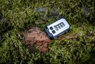 Actual product image Newell EDC Nyks Solid LED-Taschenlampe – weiss (5.70 cm)