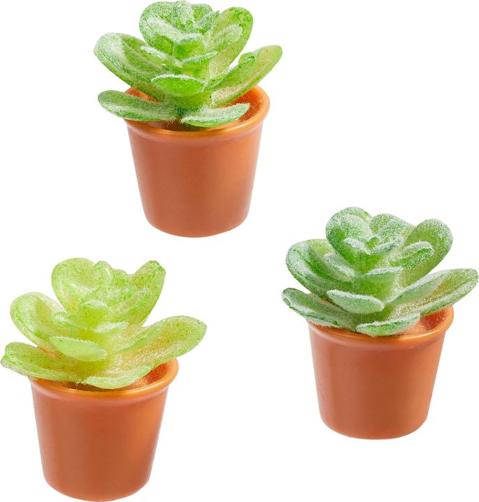 Image du produit Hobby Fun Pot de fleurs miniature, 2,3 cm, lot de 3