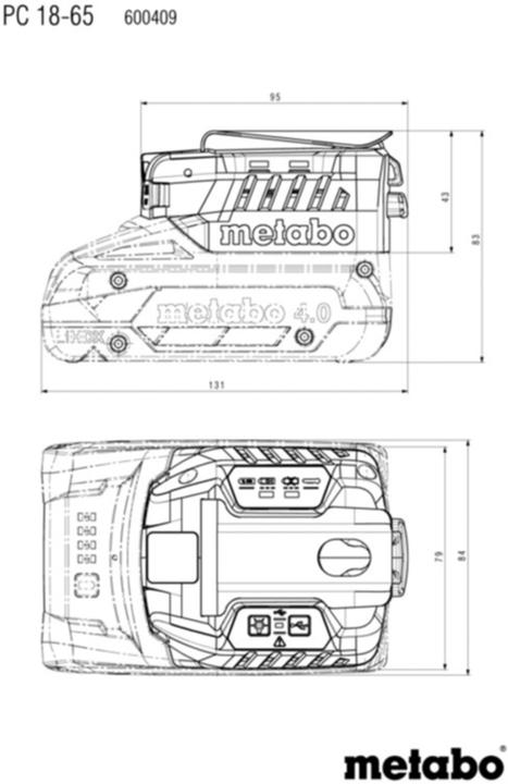 Produktbild Metabo PC 18-65 Power Charger