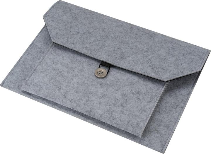 Produktbild 4smarts Torba+podstawka pod laptop/ tablet FoldStand ErgoFix 13" grey/silver 456583 (13", Universal)