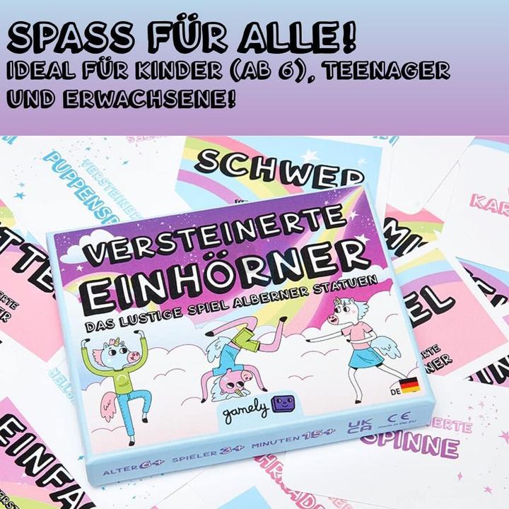 Produktbild Gamely VERSTEINERTE EINHÖRNER - Das lustige Spiel alberner Statuen (Deutsch)