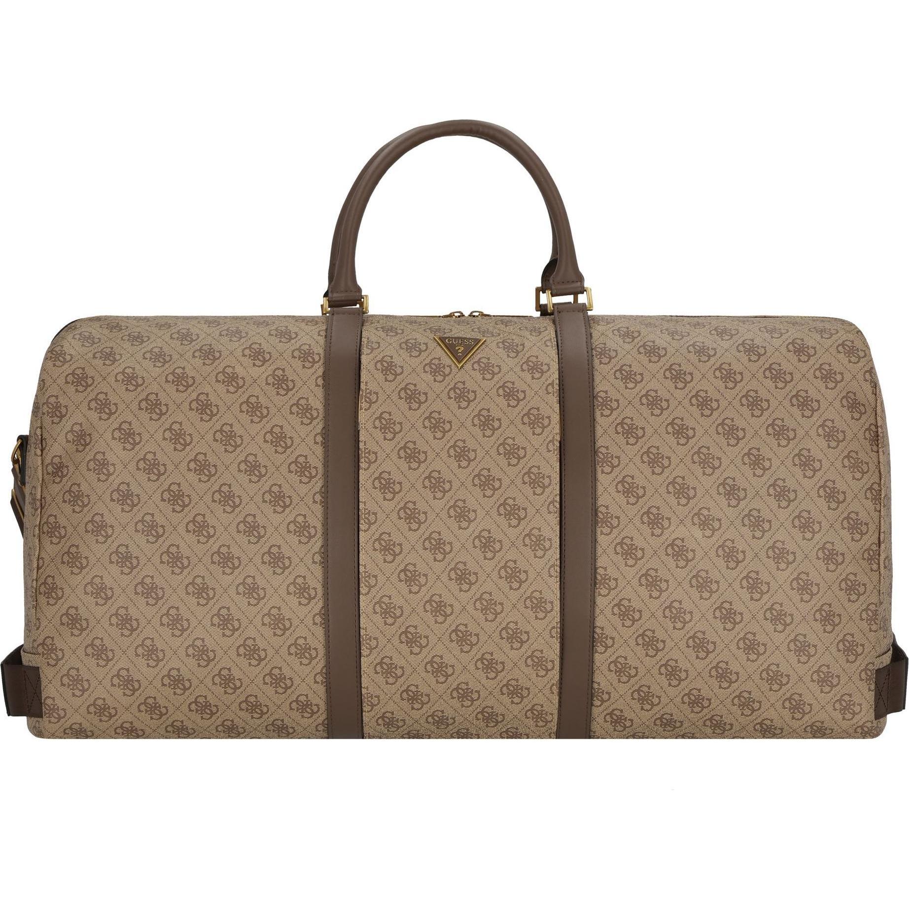 Guess, Tasche, Pisa - Double Zip Weekender, Beige, (48 l)