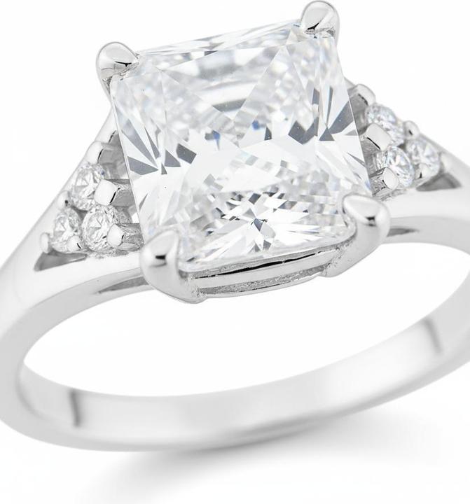 Produktbild Thomas Sabo Ring Weisser Stein Silber (52, 925 Silber)