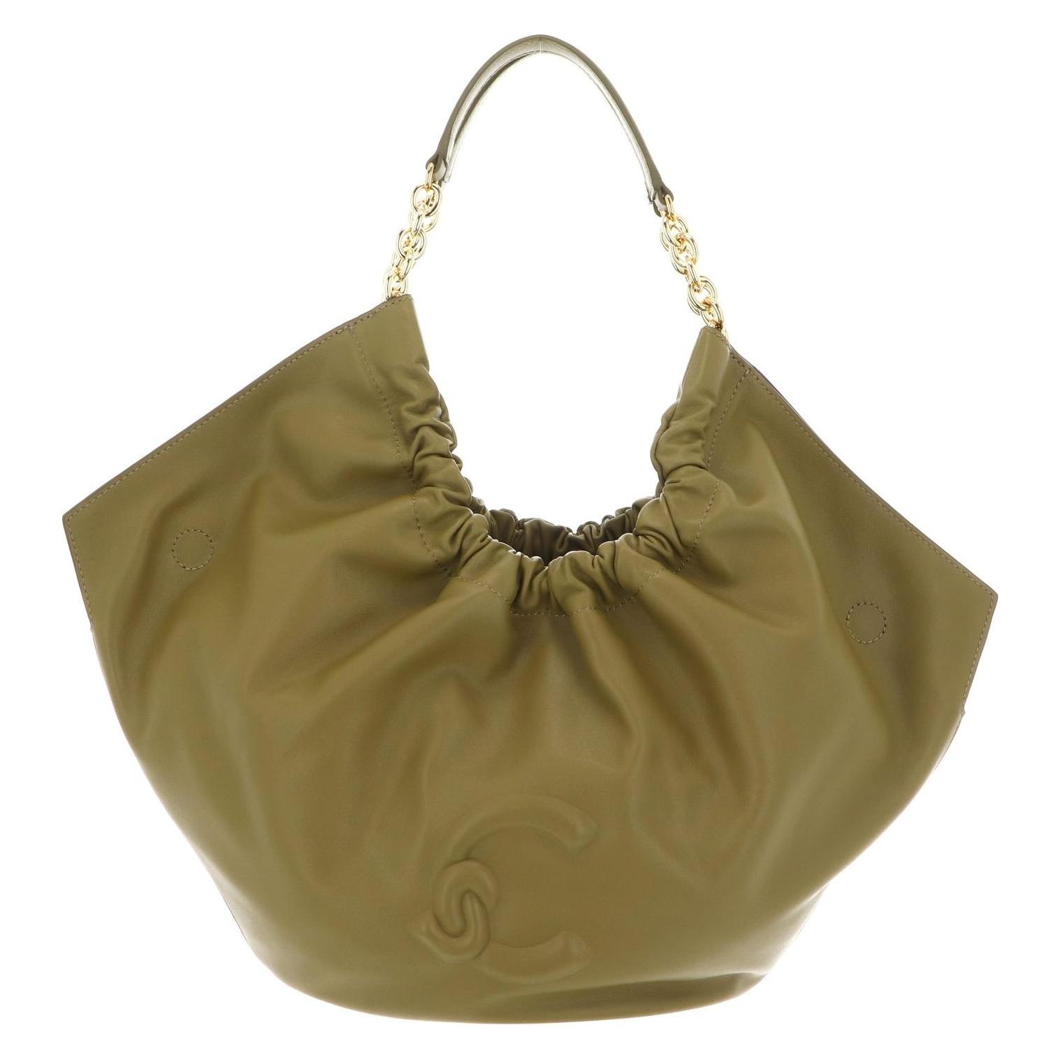 Coccinelle, Damen, Handtasche, Smash Handbag Smooth Leather, Grün