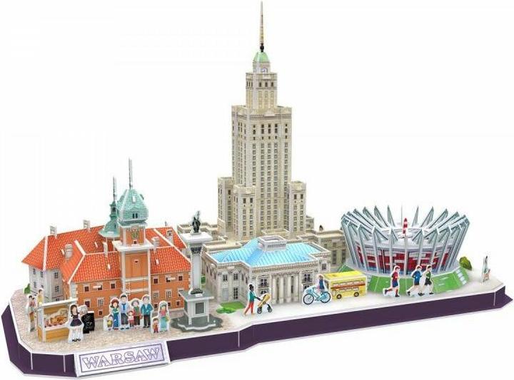 Image du produit Cubicfun Cityline Varsovie 3D Puzzle de (126 pièces)