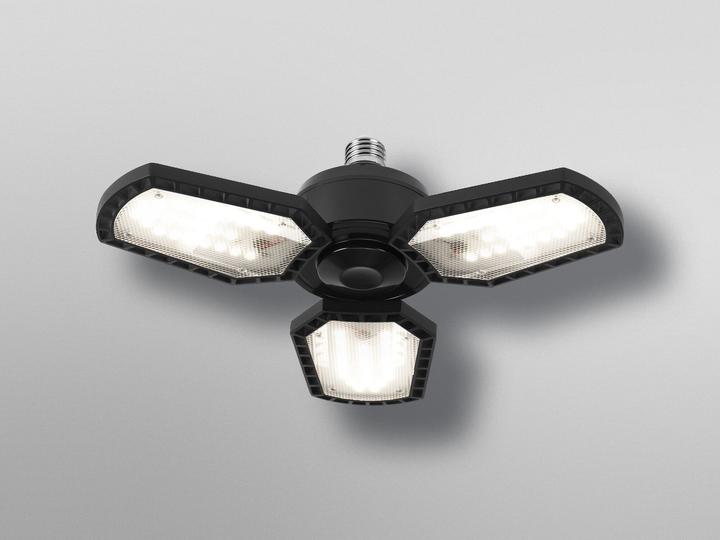 Actual product image Osram LED Pendelleuchte Highbay Blade E27 60W 840 E27 Black 4099854429316 (E27, 6500 lm)
