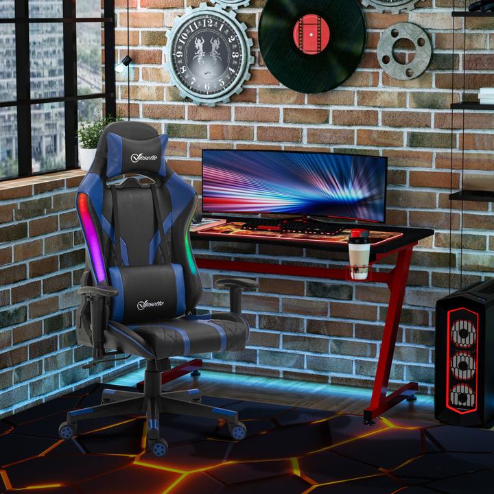 Produktbild Vinsetto Gaming Stuhl mit LED-Beleuchtung