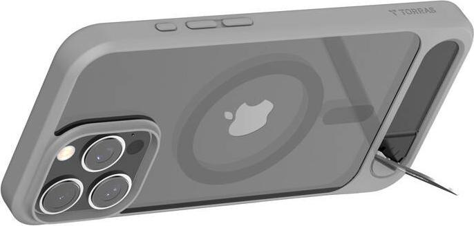 Produktbild Torras Etui Pstand Series dla iPhone 16 ProMax (Szare) (Apple iPhone 16 Pro Max)