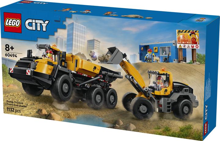 Produktbild LEGO Kipplaster und Schaufellader (60494, LEGO City)