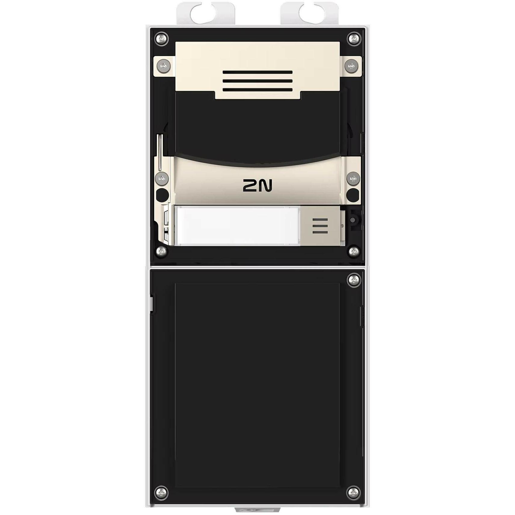 2N, Campanello + Citofono, IP Türstation IP Verso 2.0 Nickel, Audio (Cablato)