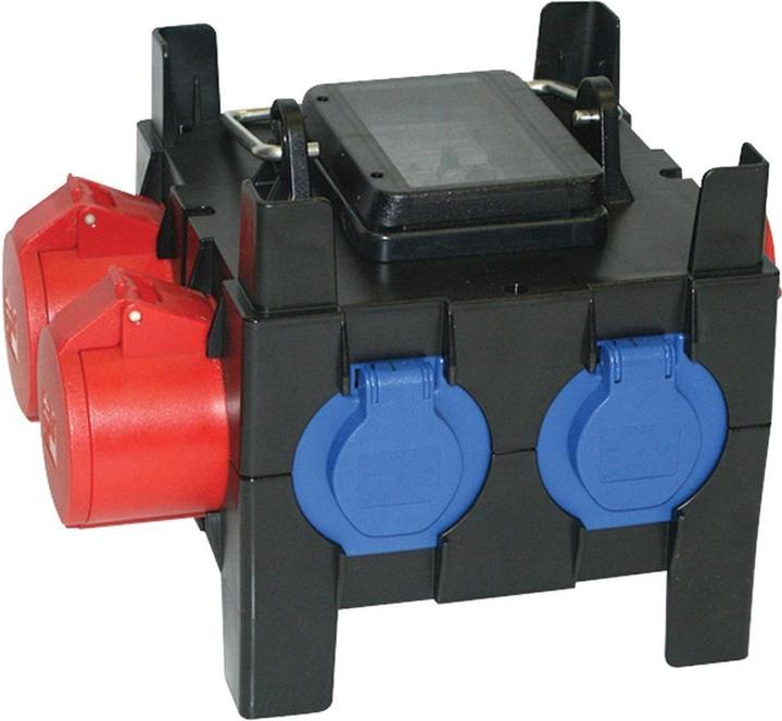 Actual product image PCE Plastic socket outlet distributor M-Imst 16/2-4 (6x)