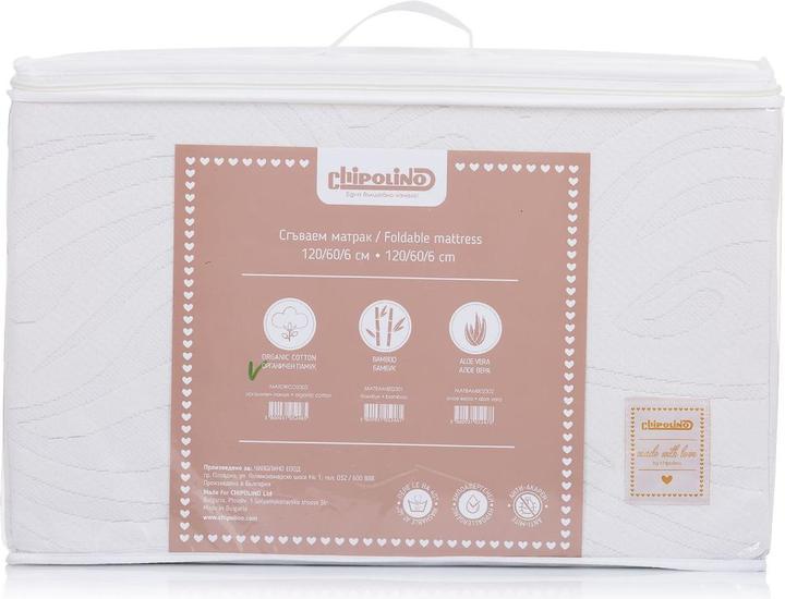 Immagine prodotto Chipolino Materasso per culla pieghevole (120 x 60 cm)