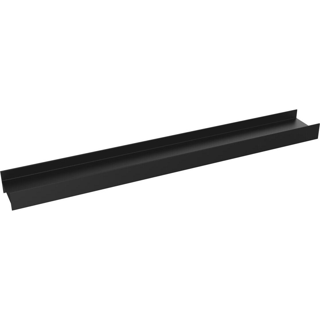 Emco, Duschrinne, aura Duschreling, 800 mm, zwei Ablaufrinnen, schwarzmatt, 854513403 (870 mm)