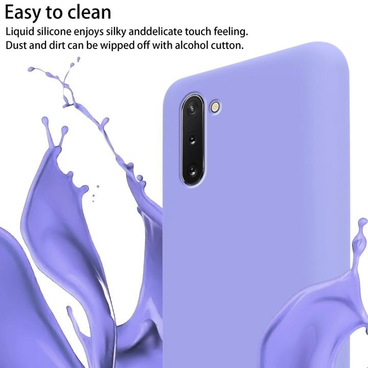 Actual product image Cadorabo Necklace Case Liquid TPU Handy Kette Liquid (Samsung Galaxy Note 10)