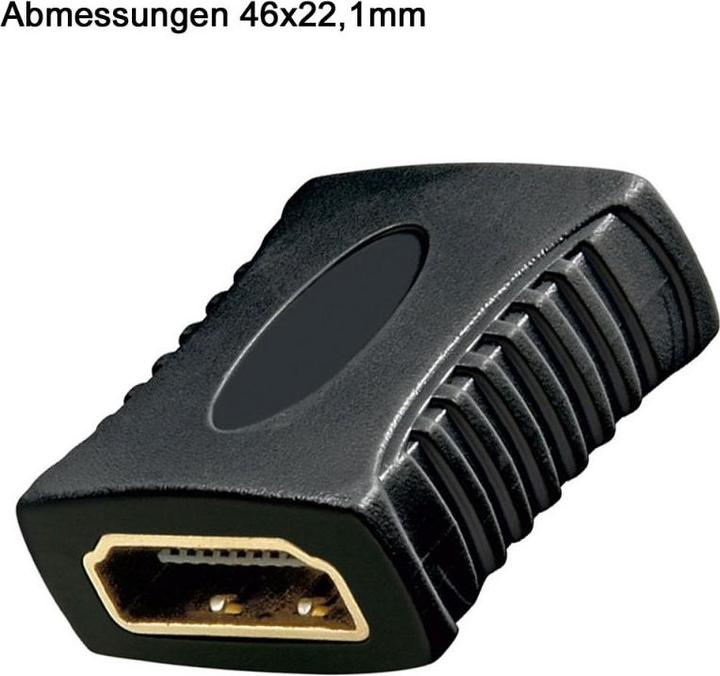 Actual product image XCell HDMI adapter HDMI™ A socket to HDMI™ A socket (HDMI)