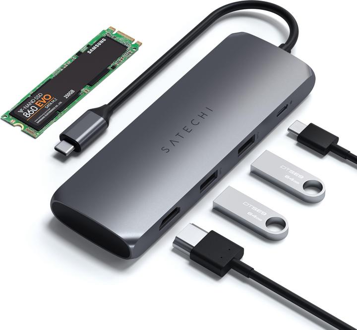 Satechi Hybrid Multiport (USB-C, 7 Ports)
