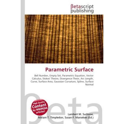 Thumbnail - Parametric Surface, Fachbücher von Lambert M. Surhone, Miriam T. Timpledon, Susan F. Marseken